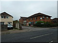 Looking towards the Balmore Park Surgery in Hemdean Road