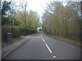 White Lane looking towards the railway bridge