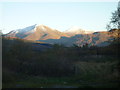 NN3429 : Autumn snow dusting on Ben More and Stob Binnein by Alan O'Dowd