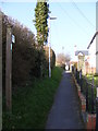 Mill Hill footpath to Wissett Road