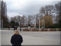 Artwork on the edge of Battersea Park