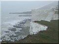 TV4998 : Cliffs near Seaford by Malc McDonald