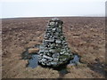 SE0269 : Mossdale memorial cairn, Black Edge, Grassington moor by Tim Heaton