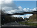 Footbridge over A38 near Hartley Vale