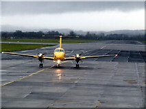 NS4866 : Air Ambulance aircraft at Glasgow Airport by Thomas Nugent
