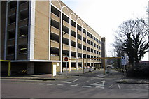 TL1898 : Queensway multi storey car park by Philip Jeffrey
