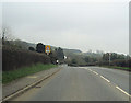 A4117 eastbound  approaching Clee Hill Village