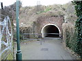 Public footpath in subway under West Coastway line