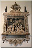 SK9674 : Memorial to Christopher Randes, St Vincent's church, Burton by J.Hannan-Briggs
