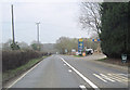 Garage at B4202 and A4117 junction near Weston Farm