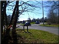 Roundabout on the A27 at the southern end of Park Lane