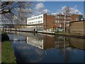 Industrial building by the Grand Union Canal