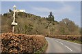 West Somerset : The A396 at Bury Cross