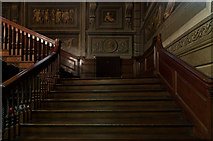 TQ2549 : The staircase, Holbein Hall, Reigate Priory by Ian Capper