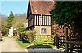 Higher Bockhampton: The road through this village