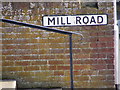 Mill Road sign