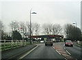 Garage at south end of Langstone Bridge