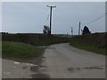 SW8961 : Part of staggered crossroads at Trebudaddon by David Smith