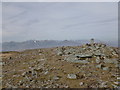 NN2456 : Triangulation pillar on the summit of Beinn a' Chrùlaiste by Alan O'Dowd