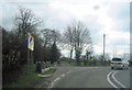 B4012 at sharp bend at south entrance to Thame Park