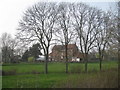 Fiskerton Mill through the trees