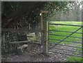 Stile near Fairlight Farm