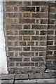 Benchmark on wall pier of Richmond Way