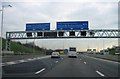 M25, clockwise junction 21A