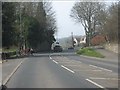 A458 at the former railway bridge, Much Wenlock