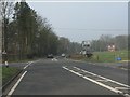 A458 at the junction for Cound