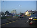 Left turn to Otford Road on the A25, Sevenoaks