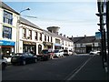 Shops at the eastern end of Main Street