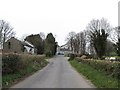 View north along Shinn Road in the direction of Shinn Chapel