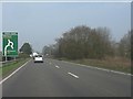 A49 approaching Prees Heath roundabout