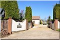 Entrance to Millfield Cottage near Reed