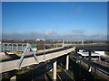 Vehicle access ramps to Terminal 5 at LHR Airport