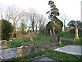 W6762 : Tranquil graveyard in late evening by Hywel Williams
