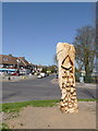 SK3190 : Sculpture at Hallowmoor Road by Alan Murray-Rust