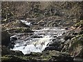 NN0068 : Waterfall, River Scaddle by Richard Webb