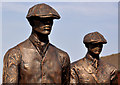 J3574 : Titanic Yardmen sculpture, Belfast (2) by Albert Bridge