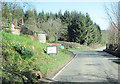 Road junction at Hendre