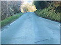 Passing road junction at Boncyn Bwlch-glas