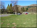 Glen Doll carpark & the visitor centre