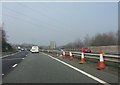 Chester bypass crosses the railway