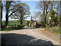 Cross roads on Cavehill Lane