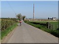 A cyclist on Ballynafern Road