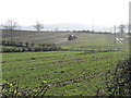 Applying liquid manure to fields below Sentry Box Road