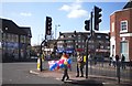 Crossing the Road with Balloons