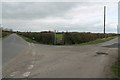 SK8359 : Road Junction with footpath by J.Hannan-Briggs