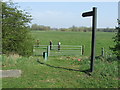 Footpath Sign And Gate